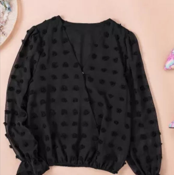 🔥New Deep V swiss dot top - Picture 11 of 14